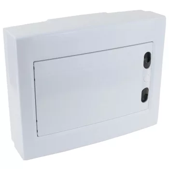   Tracon EDFKSN-12/1 Műanyag kiselosztó, 12 modul, 1 sor, teli sík ajtóval, IP40, falon kívüli