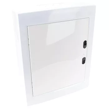   Tracon EDFKSN-12/2 Műanyag kiselosztó, 24 modul, 2 sor, teli sík ajtóval, IP40, falon kívüli