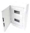 Tracon EDFKSN-12/2 Műanyag kiselosztó, 24 modul, 2 sor, teli sík ajtóval, IP40, falon kívüli