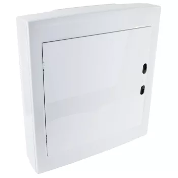   Tracon EDFKSN-18/2 Műanyag kiselosztó, 36 modul, 2 sor, teli sík ajtóval, IP40, falon kívüli