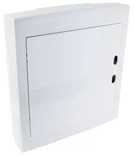 Tracon EDFKSN-18/2 Műanyag kiselosztó, 36 modul, 2 sor, teli sík ajtóval, IP40, falon kívüli
