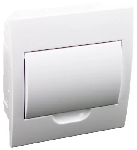 Tracon EDSN-8/1 Műanyag kiselosztó, 8 modul, 1 sor, teli ajtóval, IP40, süllyesztett