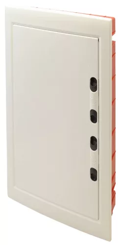 Tracon EDSSN-12/3 Műanyag kiselosztó, 36 modul, 3 sor, teli sík ajtóval, IP40, süllyesztett