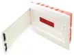 Tracon EDSSN-18/1 Műanyag kiselosztó, 18 modul, 1 sor, teli sík ajtóval, IP40, süllyesztett