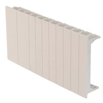   Tracon EDTM Takaróidom elosztódobozokba, szabad modulnyílások lefedésére L=108mm, 1×6 mod.(2×1mod.+8×1/2mod.)