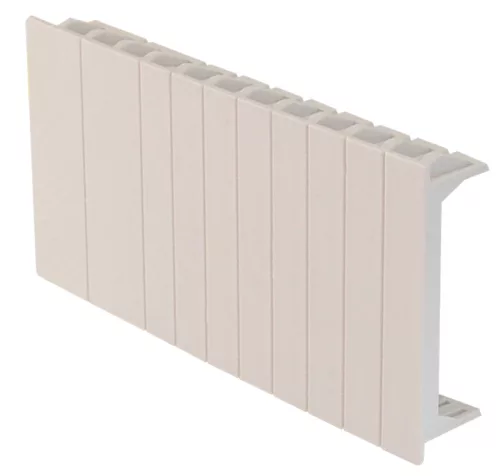 Tracon EDTM Takaróidom elosztódobozokba, szabad modulnyílások lefedésére L=108mm, 1×6 mod.(2×1mod.+8×1/2mod.)