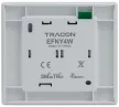 Tracon EFNY4W Rádiós jeladó nyomógomb, 4 csatornás, fali, fehér 3 VDC, 868,32 Mhz, 300 m