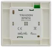 Tracon EFNY4 Rádiós jeladó nyomógomb, 4 csatornás, fali, krém 3 VDC, 868,32 Mhz, 300 m