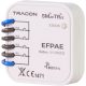 Tracon EFPAE Rádiós jeladó, 4 csatornás, szerelvény dobozba, elemes 3 VDC, 868,32 Mhz, 250 m