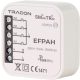 Tracon EFPAH Rádiós jeladó, 4 csatornás, szerelvény dobozba 230 V, 50 Hz, 868.32 MHz, 250 m