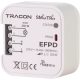 Tracon EFPD Rádiós dimmer, szerelvénydobozba, 1 csatornás 230 V, 50 Hz, 250 W, 868.32 MHz