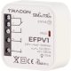 Tracon EFPV1 Rádiós jelvevő egység, szerelvénydobozba, 1 csatornás 230 V, 50 Hz, 1x5 A, 1NO/NC, 868.32 MHz