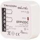 Tracon EFPV2DC Rádiós jelvevő egység, szerelvénydobozba, 2 csat.,EFC-01-hez 12 VAC, 10 14 VDC, 2x5 A, 2 NO, 868.32 MHz