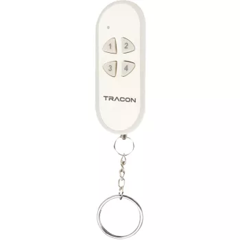   Tracon EFT4 Rádiós távirányító, 4 csatornás, kulcstartóra 3 VDC, 868,32 Mhz, 300 m