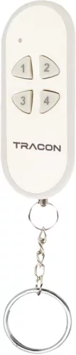 Tracon EFT4 Rádiós távirányító, 4 csatornás, kulcstartóra 3 VDC, 868,32 Mhz, 300 m