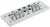 Tracon EKBV-24 Elosztószekrény kábelbevezető, gumi, 17db kábelhez 153×56×19mm, IP65