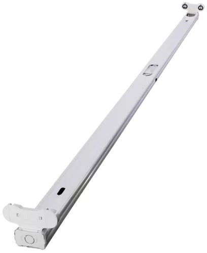 Tracon ELV218, Nyitott lámpatest T8 LED világító csövekhez 230 VAC, max. 2×22 W, 1200 mm, 2×G13