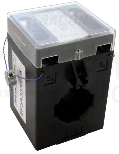 Tracon EPSA30150-5, Hitelesített áramváltó, sin 30×10, Po:0,5S 150/5A, 5VA