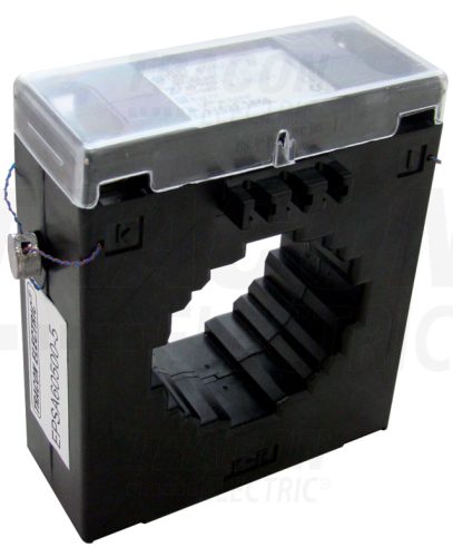 Tracon EPSA60600-5, Hitelesített áramváltó, sin 60×12, Po:0,5S 600/5A, 2,5VA