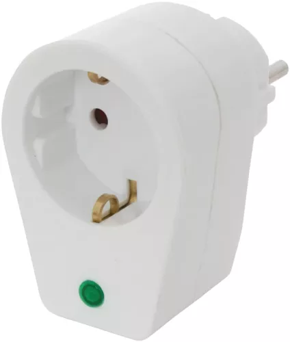 Tracon ESPD-SOCKET Csatlakozóaljzat túlfeszültségvédelemmel max.16A, 250VAC, 3680W, SCHUKO, Uc:275V, Uoc:6kV, Up:2kV