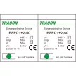 Tracon ESPD1+2-50-2P, T1+T2 AC típusú túlfeszültség levezető, egybeépített Uc:385V; Iimp:50kA; In:50kA; Imax:160kA; Up:2,5kV; 2P