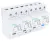 Tracon ESPD1+2-50-4P, T1+T2 AC típusú túlfeszültség levezető, egybeépített Uc:385V; Iimp:50kA; In:50kA; Imax:160kA; Up:2,5kV; 4P