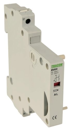 Tracon EVOH-AL, Hibajelző érintkező EVOH-hoz 230V, 50Hz, In:6A W=9mm; 0,5-4mm2