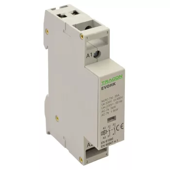 Tracon EVOHK2-25-24 installációs kontaktor 25A 2×NO 24 V AC