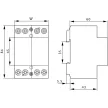Tracon EVOHK4-40 installációs kontaktor 40A 4×NO 230 V AC