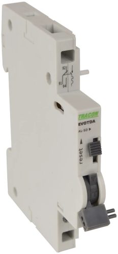 Tracon EVOTDA-AL, Hibajelző érintkező EVOTDA-hoz 230V, 50Hz, In:6A W=9mm; 0,5-4mm2