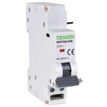   Tracon EVOTDA-UVR, Feszültségcsökkenési kioldó EVOTDA-hoz Un:230VAC, 50Hz, Udown:170VAC