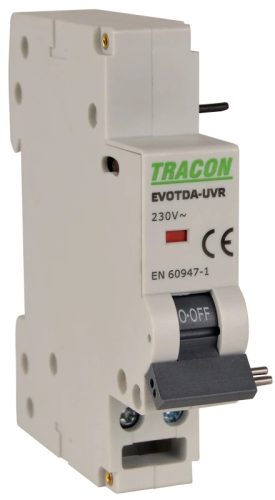 Tracon EVOTDA-UVR, Feszültségcsökkenési kioldó EVOTDA-hoz Un:230VAC, 50Hz, Udown:170VAC