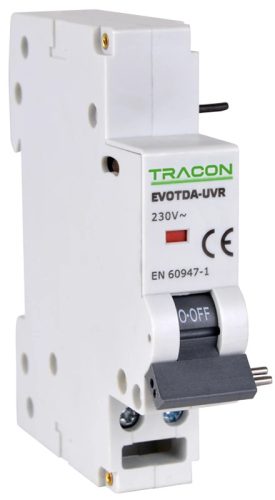 Tracon EVOTDA-UVR, Feszültségcsökkenési kioldó EVOTDA-hoz Un:230VAC, 50Hz, Udown:170VAC