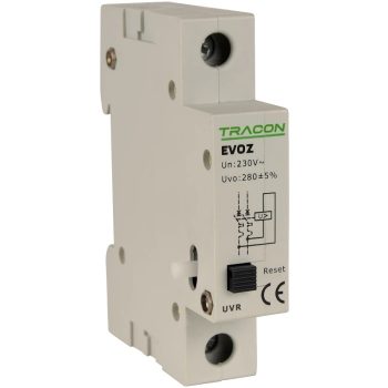   Tracon EVOZ-UVR, Feszültségcsökkenési kioldó EVOZ-hez Un:230VAC, 50Hz, Udown:170VAC