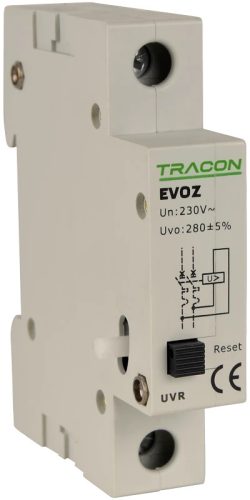 Tracon EVOZ-UVR, Feszültségcsökkenési kioldó EVOZ-hez Un:230VAC, 50Hz, Udown:170VAC