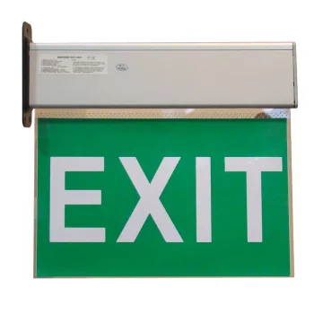   Tracon EXIT-02-J, Élvilágítós LED kijáratjelző ragasztható piktogramokkal 230V, 50Hz, 8×LED, 3h, 2,4V / 900mAh, Ni-Cd