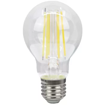   Tracon FILA6012NW COG LED gömb fényforrás, átlátszó 230 VAC, E27, 12W, 1530 lm, A60, 4000K, EEI=E
