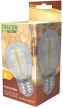 Tracon FILG454NW COG LED gömb fényforrás, átlátszó 230 VAC, E27, 4W, 470 lm, G45, 4000K, EEI=E
