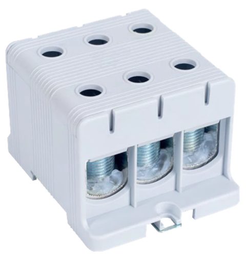 Tracon FLEAL-150/3 Főáramköri leágazó kapocs, sínre és felületre szerelhető, sz 35-150mm2, max. 800VAC, max.320A