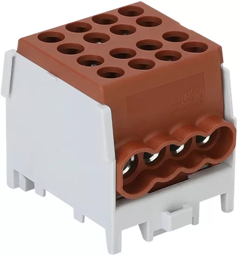 Tracon FLECU-25-16-4B Főáramköri leágazó kapocs, FLECU típus 2.5-25mm2, max. 1000VAC, max.101A