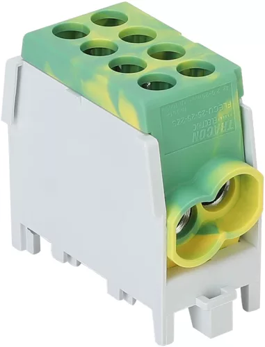 Tracon FLECU-25-25-2ZS Főáramköri leágazó kapocs, FLECU típus 2.5-25mm2, max. 1000VAC, max.101A