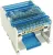 Tracon FLSO16-4P6 Moduláris elosztóblokk nyitható fedéllel 1×16(10) mm2 / 5×10(6) mm2, 500VAC/DC, 80A