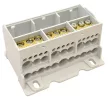 Tracon FLSO35-4P Fővezetéki leágazó sorkapocs nyitható fedéllel 4×35(25)mm2 / 3×5×10,3×2×25 / 4×16,6×25mm2, 690VAC/DC,125A