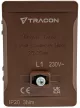 Tracon FSK35B Fővezetéki sorozatkapocs, plombálható, barna 2x35mm2 / 3x35mm2, 690VAC, 100A