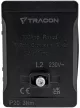 Tracon FSK35F Fővezetéki sorozatkapocs, plombálható, fekete 2x35mm2 / 3x35mm2, 690VAC, 100A