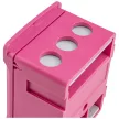 Tracon FSK35R Fővezetéki sorozatkapocs, plombálható, rózsaszín 2x35mm2 / 3x35mm2, 690VAC, 100A