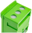 Tracon FSK35Z Fővezetéki sorozatkapocs, plombálható, zöld 2x35mm2 / 3x35mm2, 690VAC, 100A