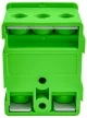 Tracon FSK35Z Fővezetéki sorozatkapocs, plombálható, zöld 2x35mm2 / 3x35mm2, 690VAC, 100A