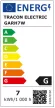 Tracon GARH7W, Kültéri függesztett LED világítótest 230 V, 50 Hz, 7 W, 290 lm, 4000 K, IP44,