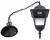 Tracon GARHE27, Kültéri függesztett lámpatest 230VAC, 50Hz, E27, max.60W, IP54, EEI=A++,A+,A,B,C,D,E